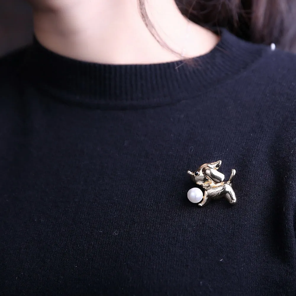 13 Styles High-grade Vintage Fashion Frog Pins Cute Bee Animals Enamel Insect Dog Brooches For Women Party Gift New