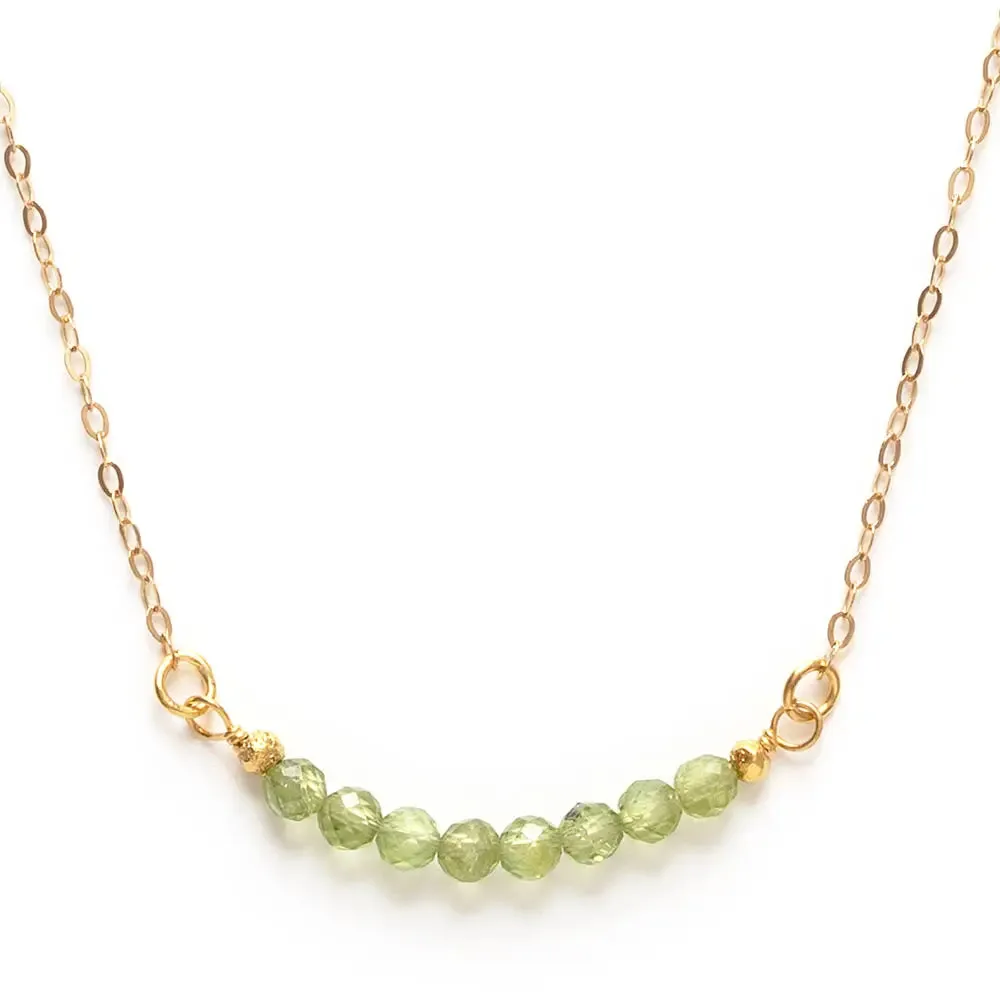 3mm Gemstone Pebbles Necklace