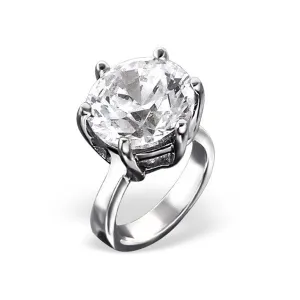 .925 Sterling Silver "Engagement Ring"  Charm Spacer Bead for Snake Chain Charm Bracelet