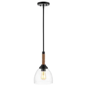 Alys Single-Light Pendant - Black