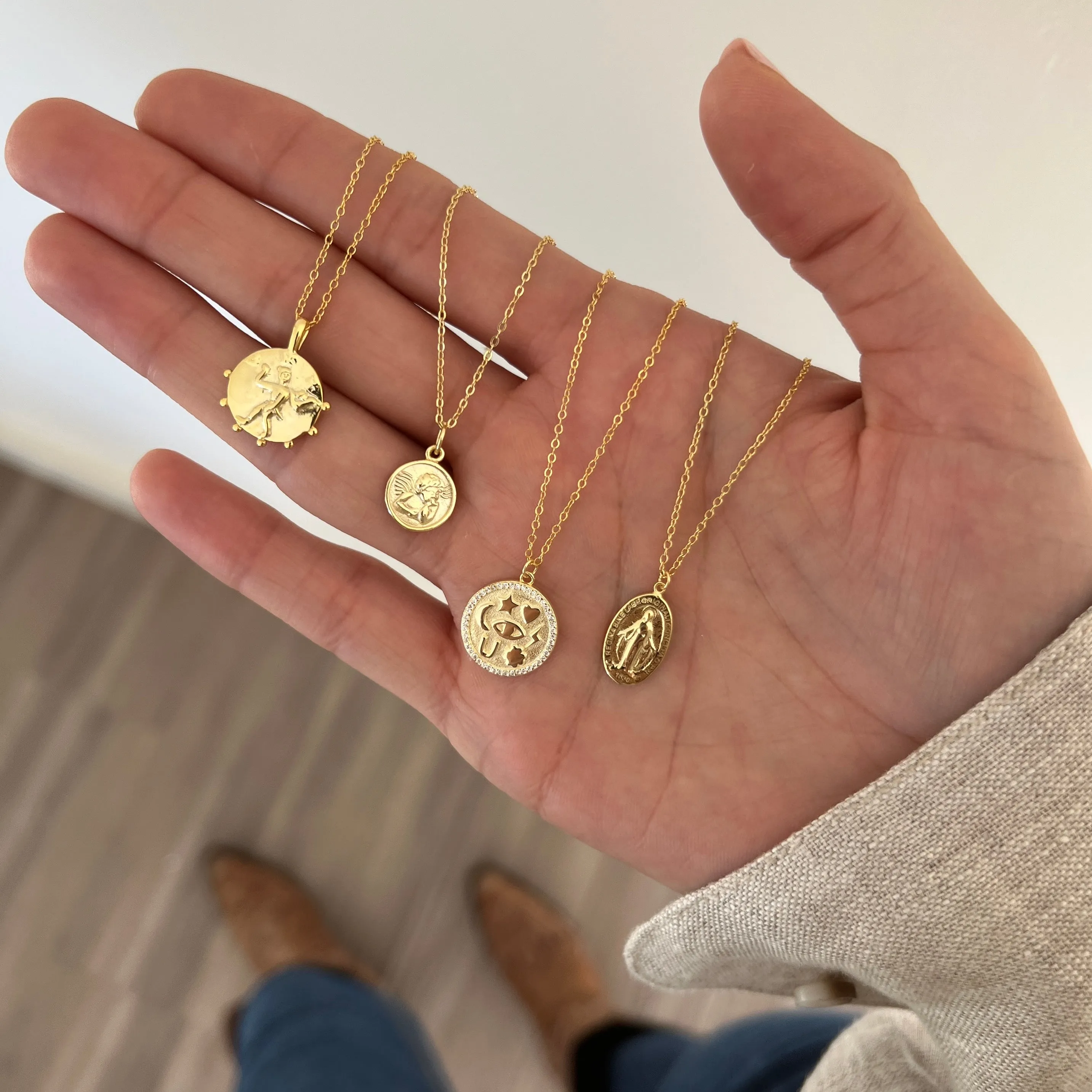 Angel Medallion Necklace