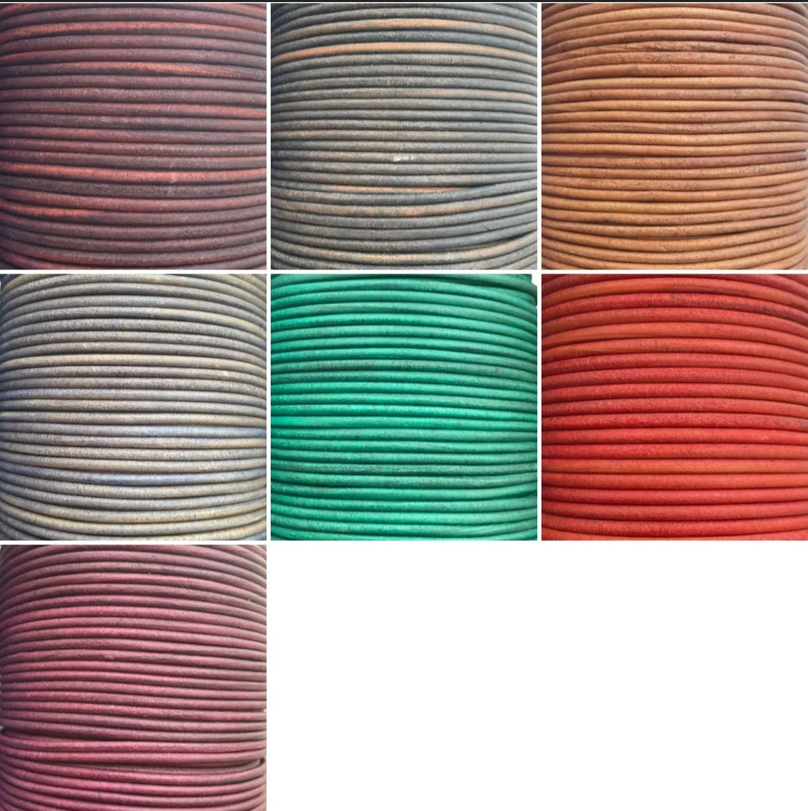 Antique 2.5mm Round Real Genuine Craft Jewellery Leather String Cord Lace Thong 2m
