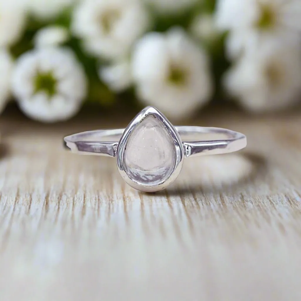 April Birthstone Ring - Herkimer