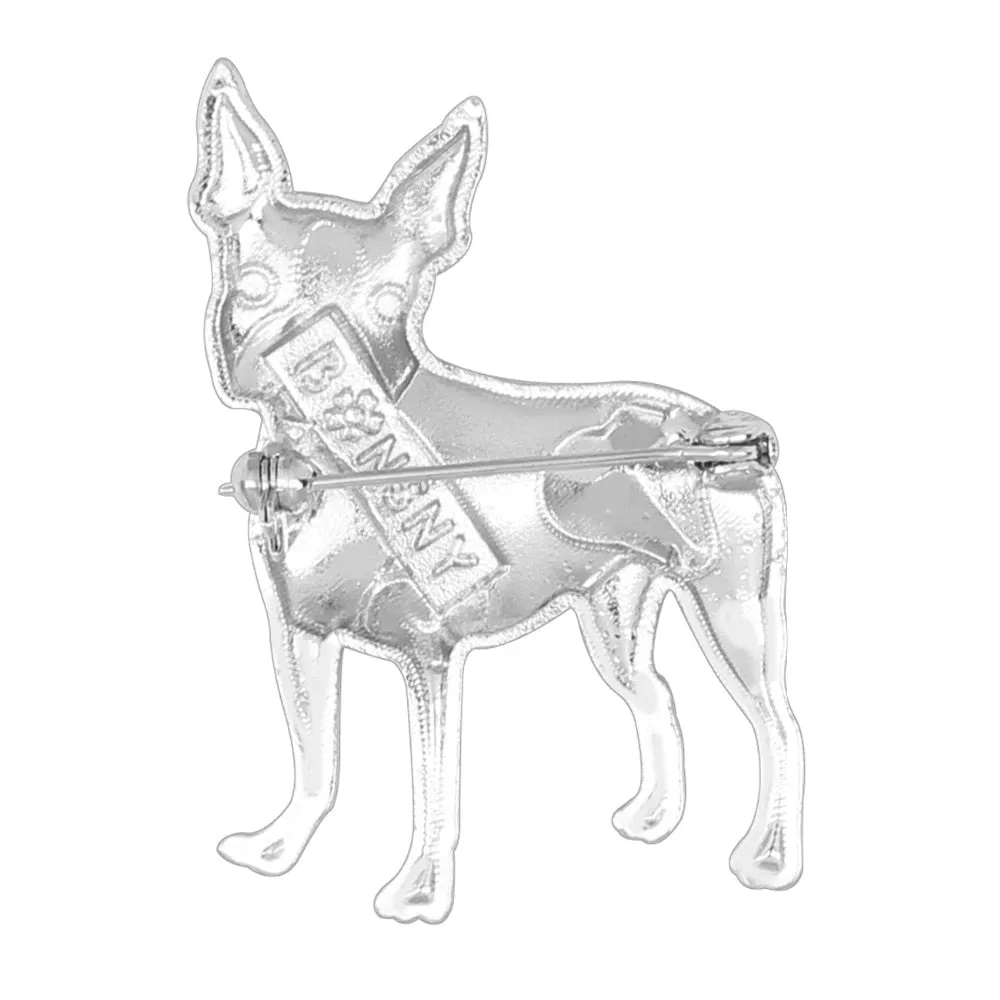 Boston Terrier Dog Brooches Pin Jewelry