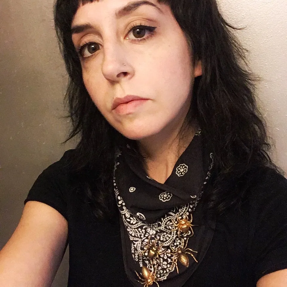 Brass Spider Pin or Brooch