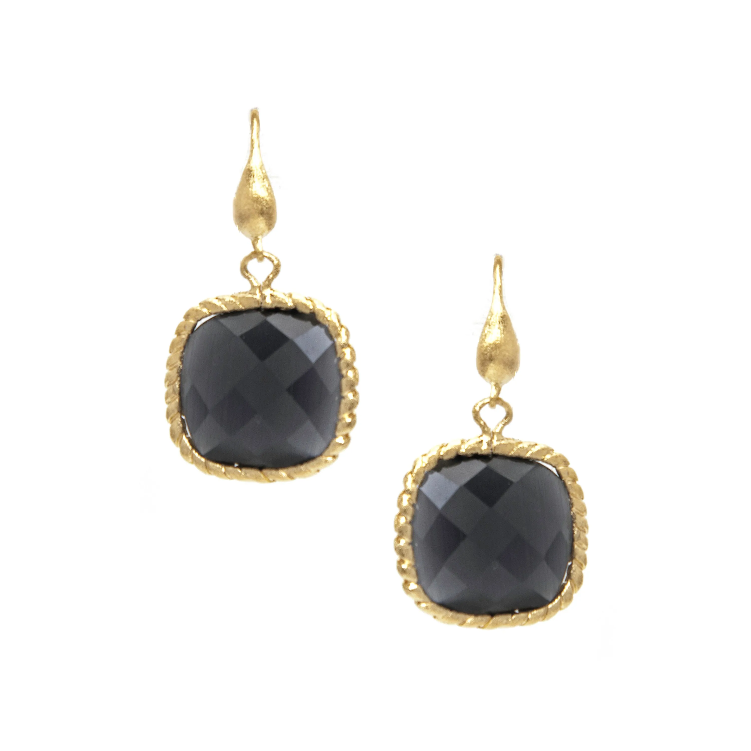 Cable Cushion Drops - Lavender, Rock Crystal, Citine   Black - Closeout