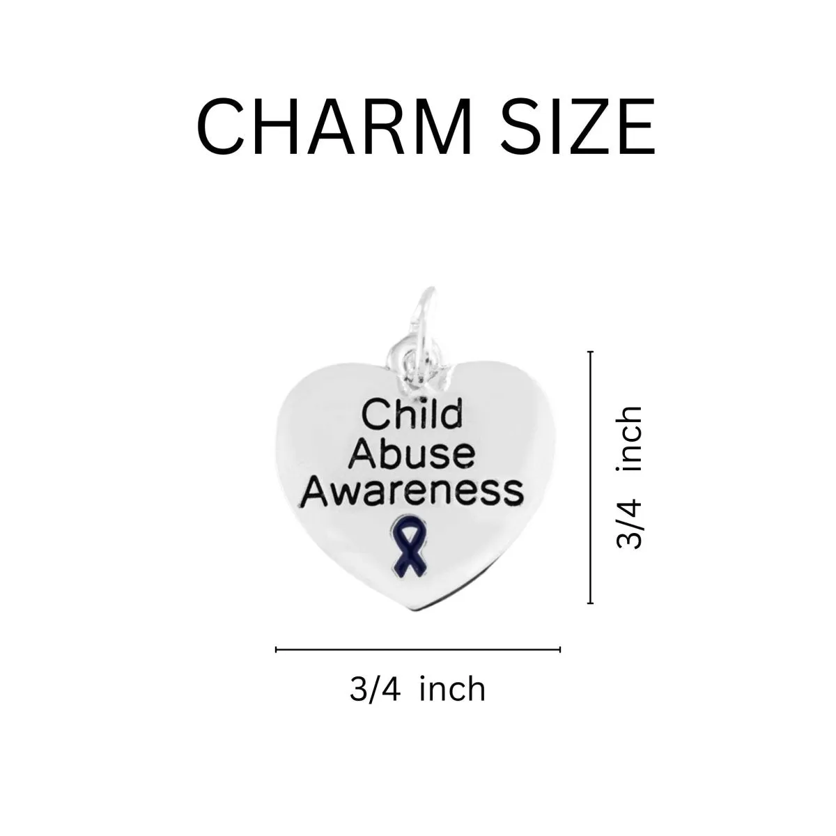 Child Abuse Awareness Partial Beaded Bracelets