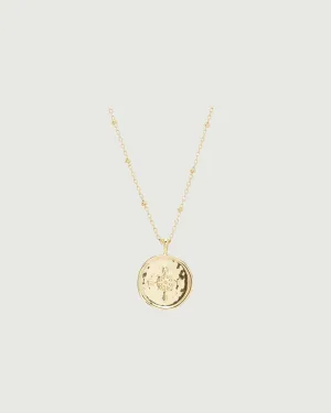 Compass Necklace | Gold