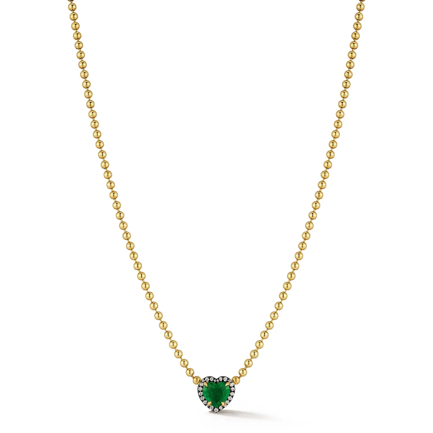 Connexion Emerald Heart Necklace