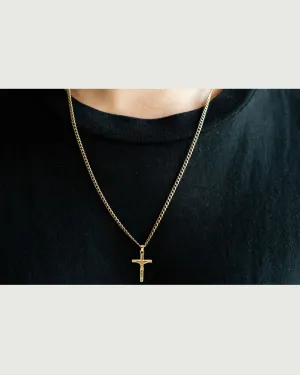 Cross Pendant Necklace | Gold
