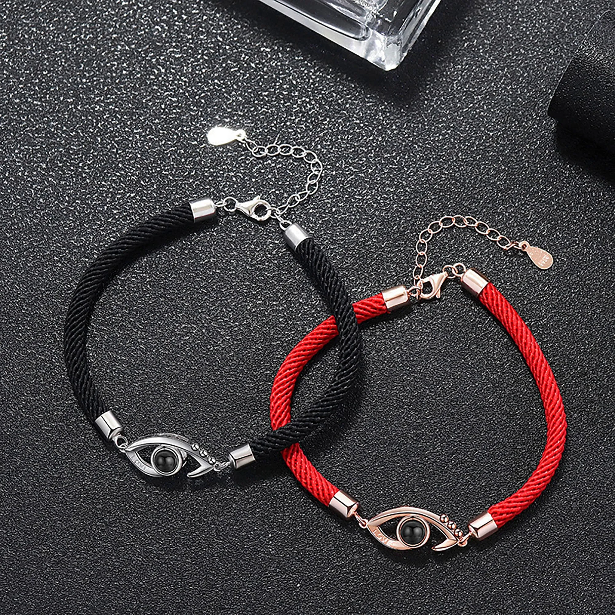Customizable Photo EyesCircle Photo Bracelet Personalized Custom Photo Couple Bracelet