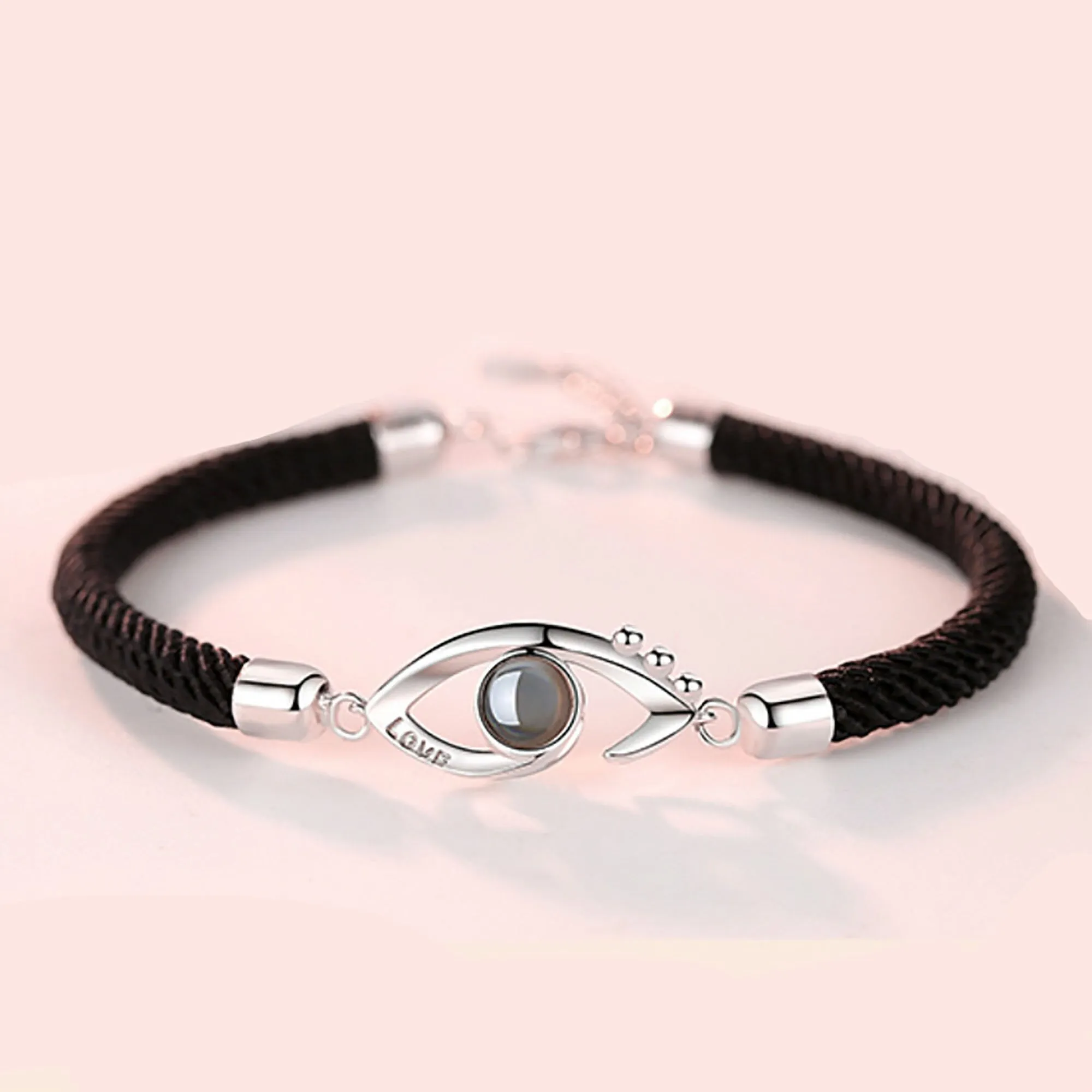 Customizable Photo EyesCircle Photo Bracelet Personalized Custom Photo Couple Bracelet