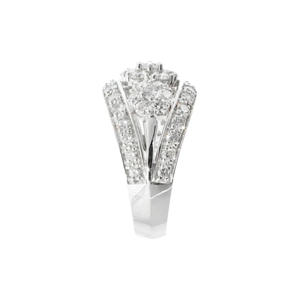 Diamond Cluster Ring