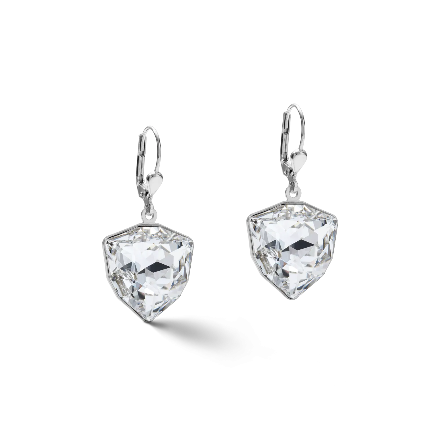 Earrings Magic crystal & chunky chain crystal
