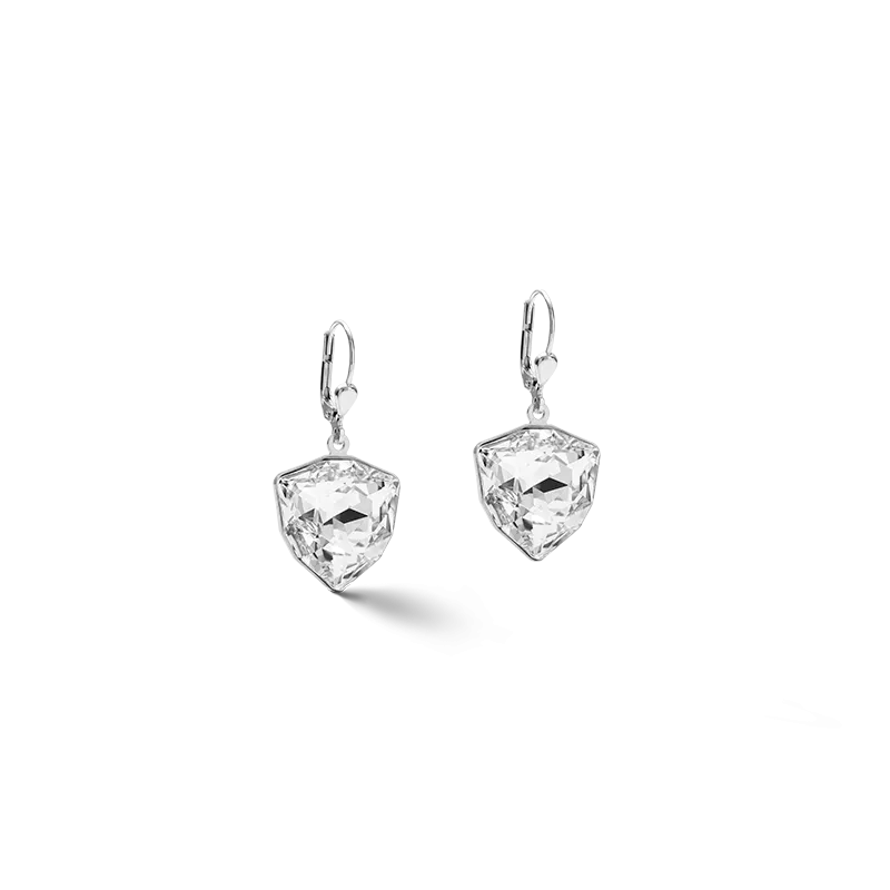 Earrings Magic crystal & chunky chain crystal
