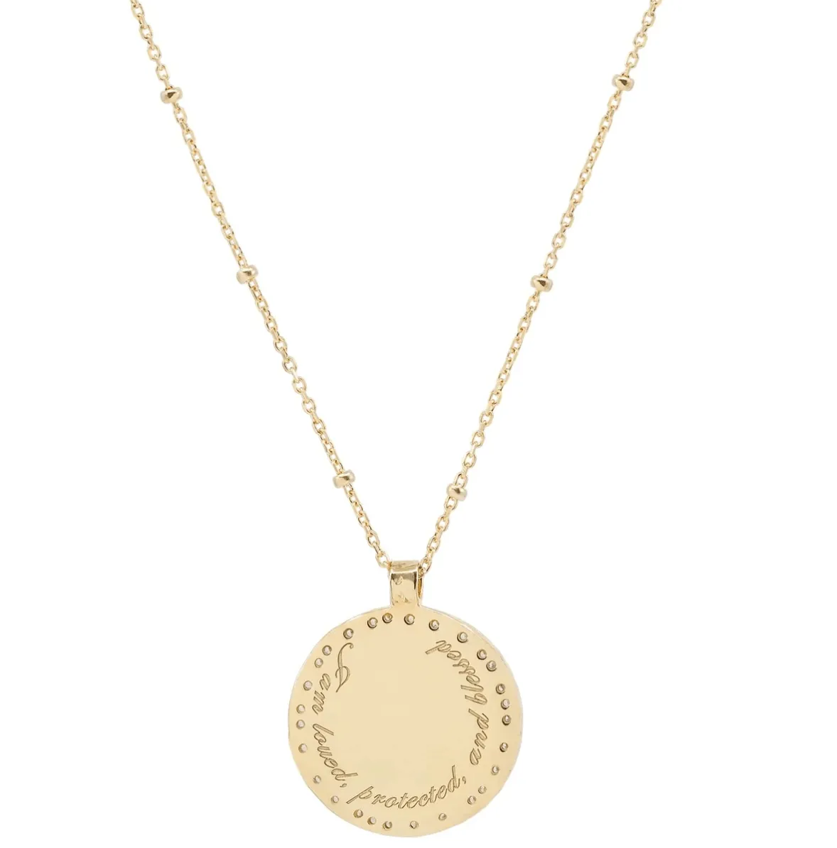 Gold Blessed Eye Necklace