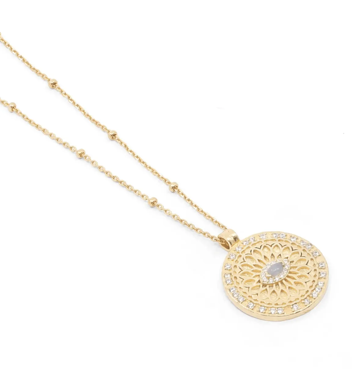 Gold Blessed Eye Necklace
