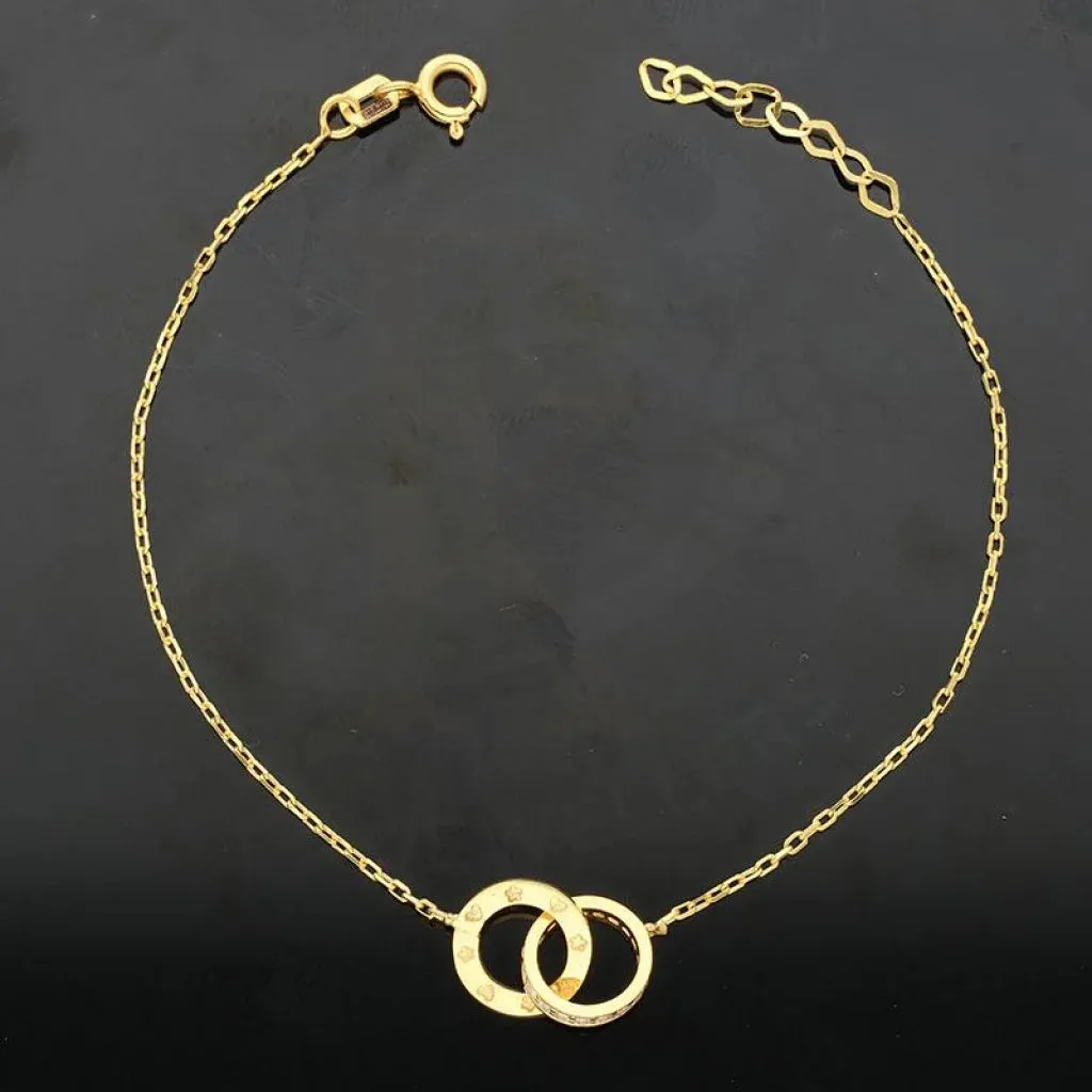 Gold Rings Bracelet 21KT - FKJBRL21K2277
