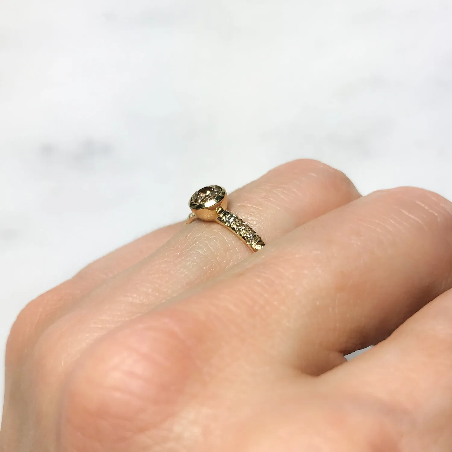 Hera Stella Ethical Diamond Gold Engagement Ring