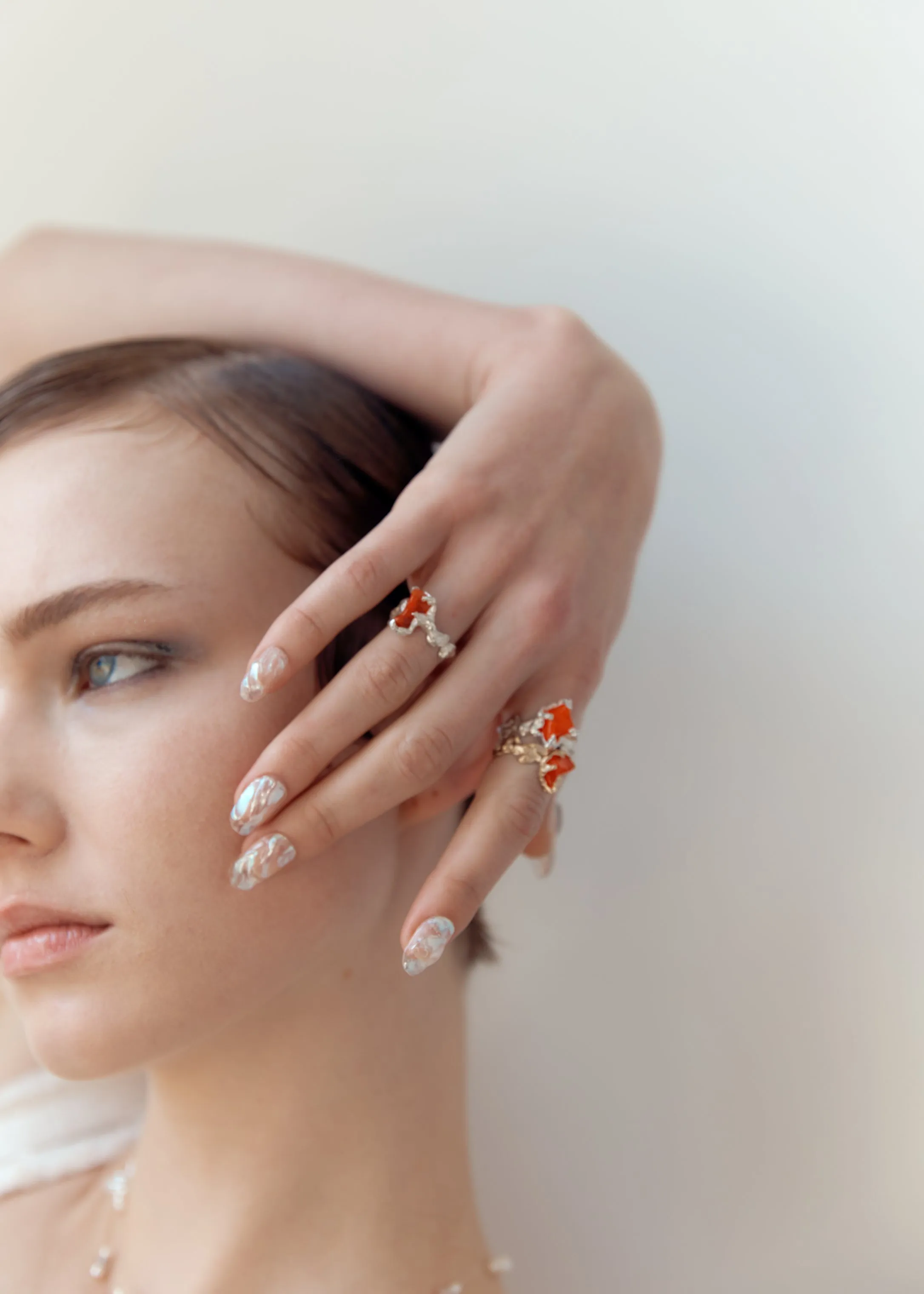 Ignite Ring - Mexican Opal - Orange/Gold