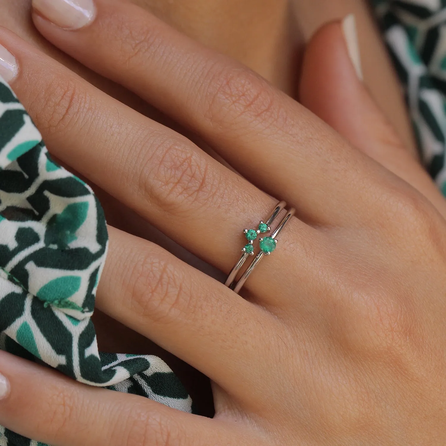 Kahlo Ring Emerald