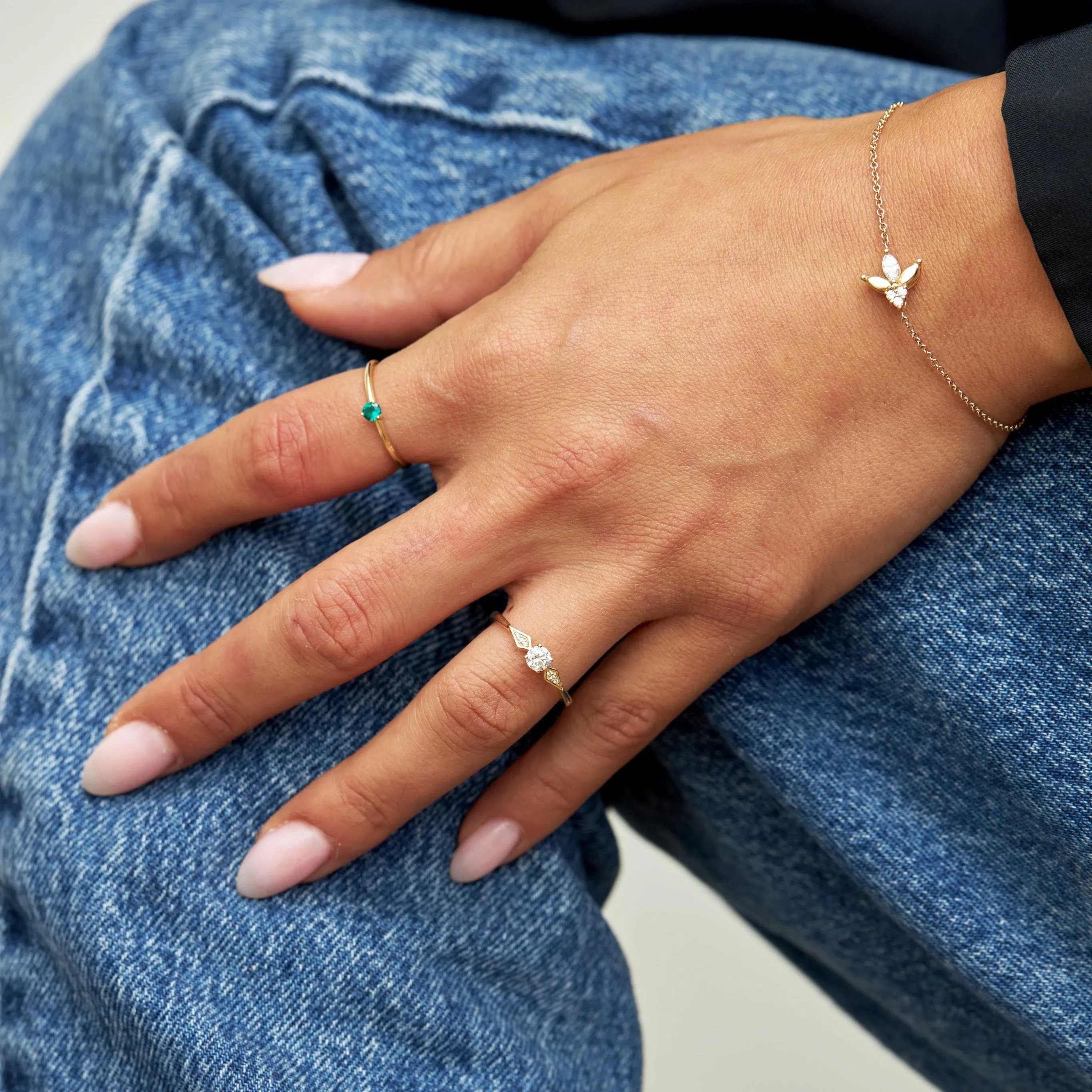 Kahlo Ring Emerald