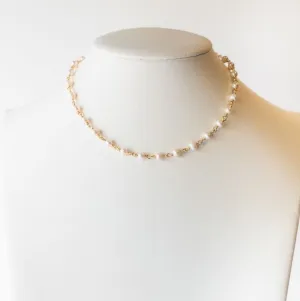 La Reina Pearl Choker Necklace