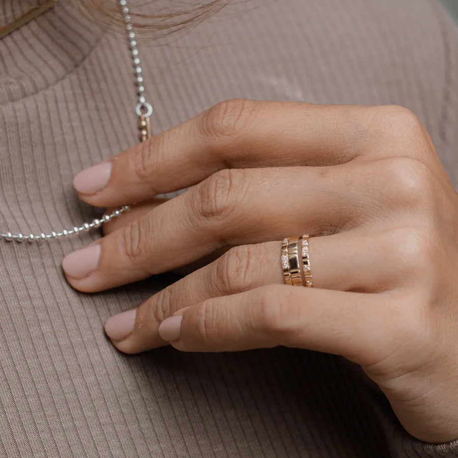 Lovelines milestones wedding ring