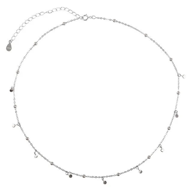 Minimalist Plate Necklace (Platinum   Gold   Rose Gold)