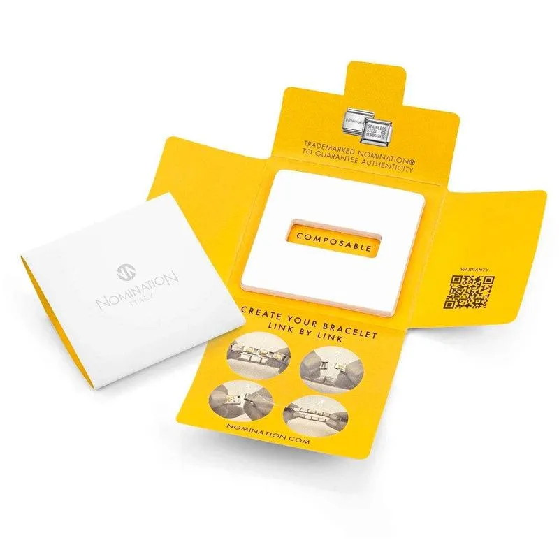 Nomination Composable Link Letter L, Silver