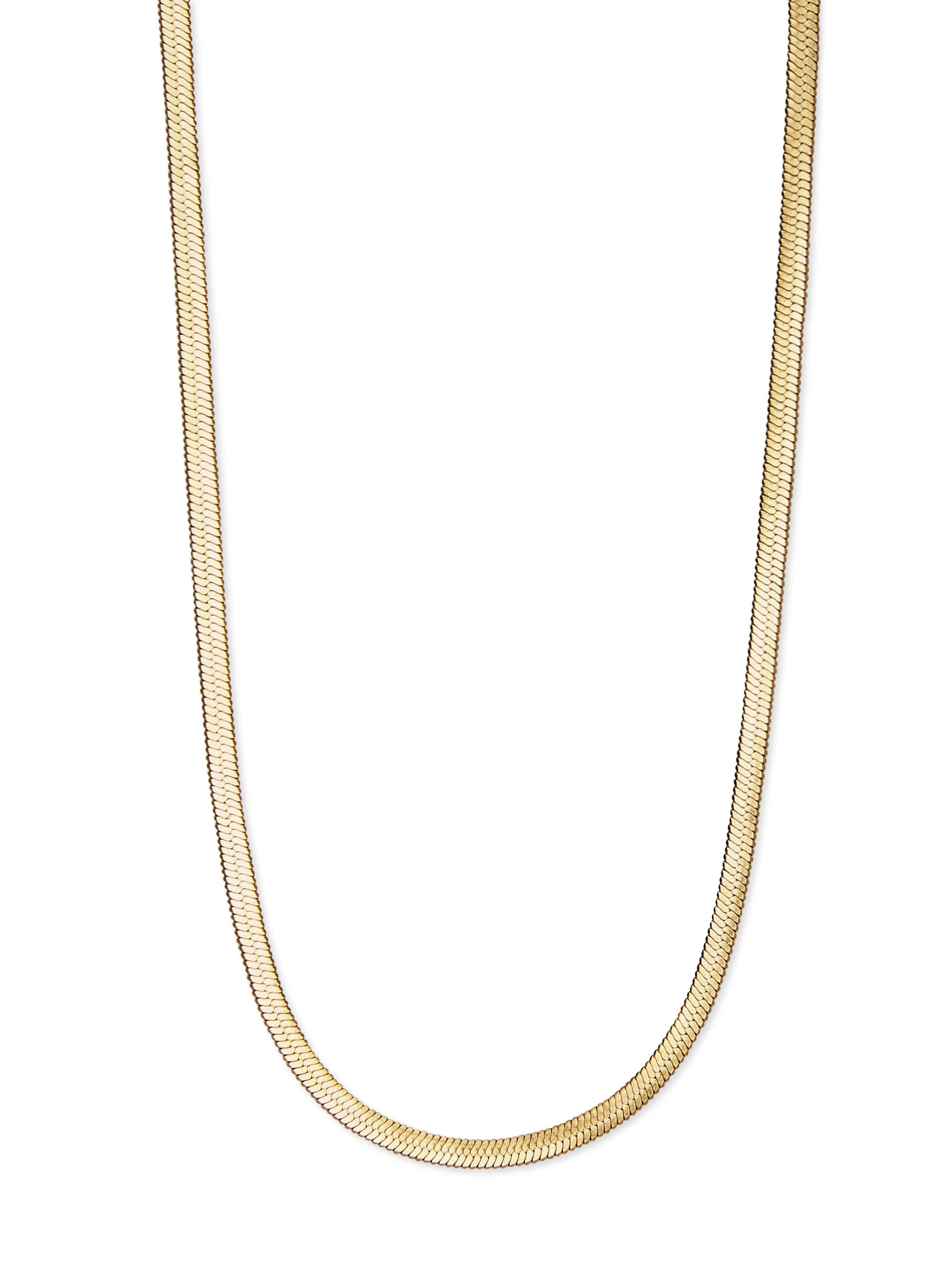Nordic Muse Snake Chain Gold Necklace