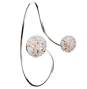 Ocean SS Crystal Sand Dollar By Pass Bangle