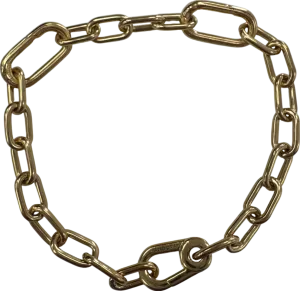 Pandora Yellow 14k Gold Plated Me Small-link Chain Bracelet 17.5cm