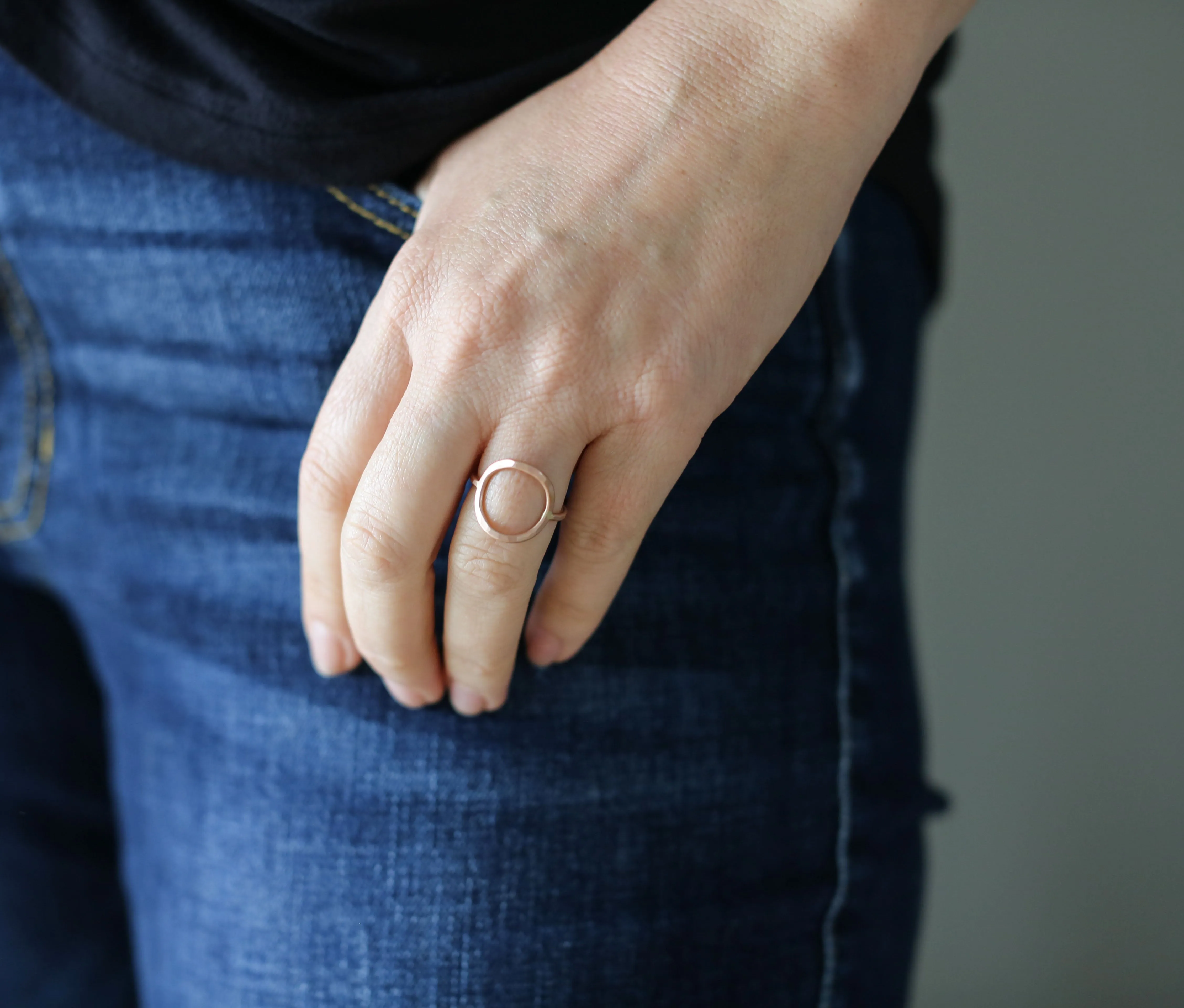 R421 - Forged Circle Ring