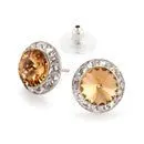 RHINESTONES UNLIMITED 15MM EARRINGS