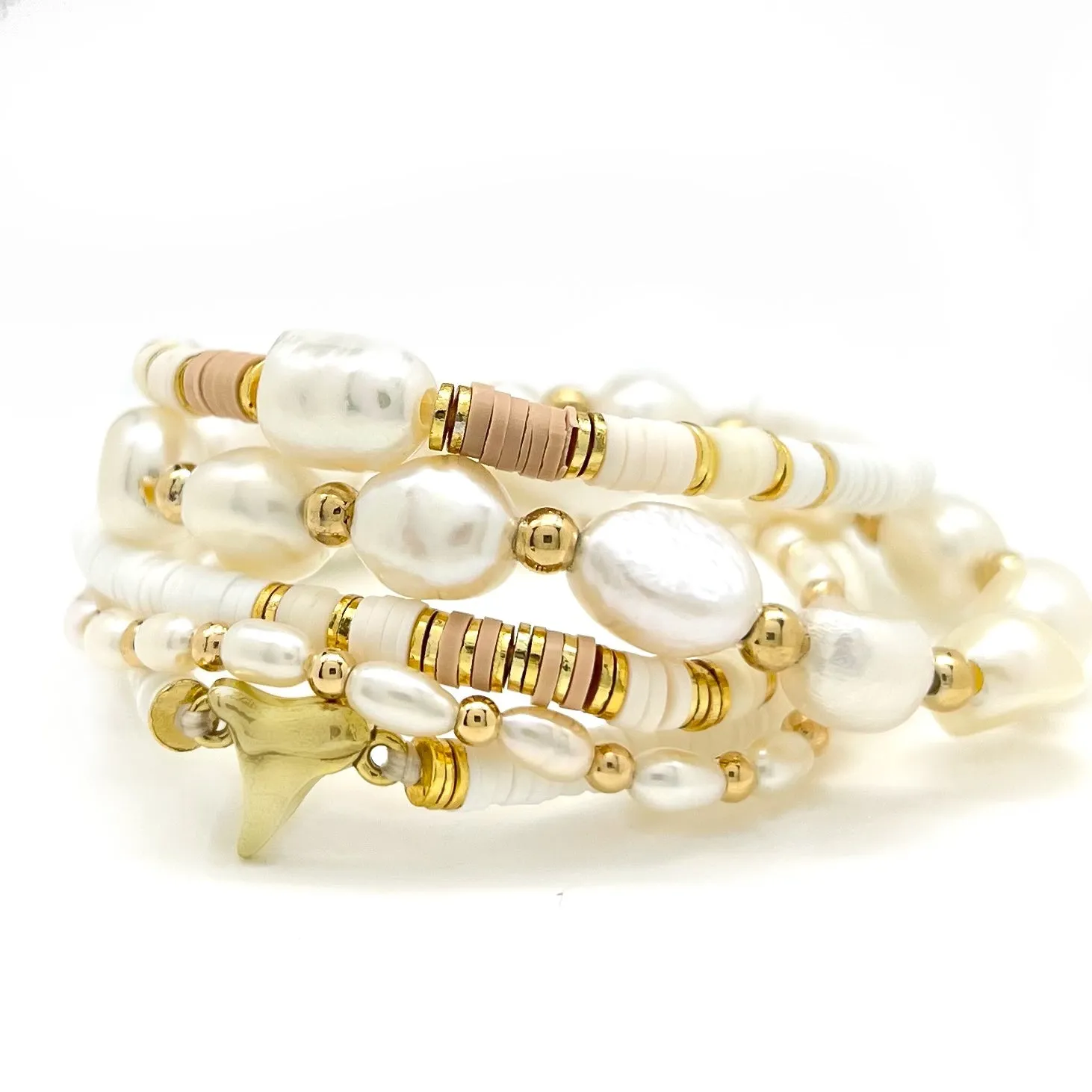 SHARK TOOTH HEISHI BRACELET