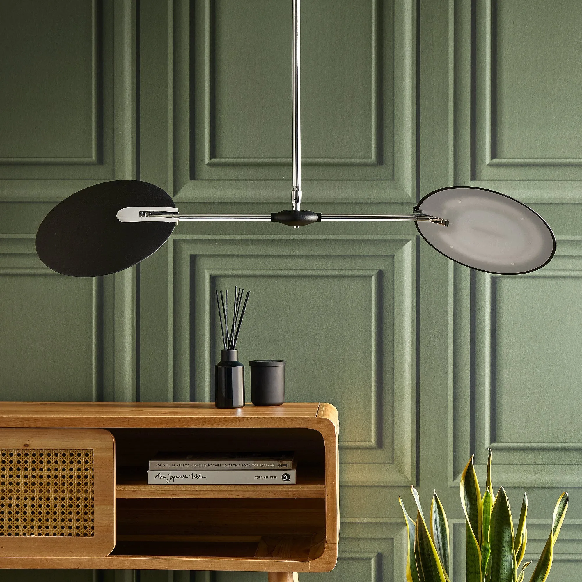 Sione pendant light in black