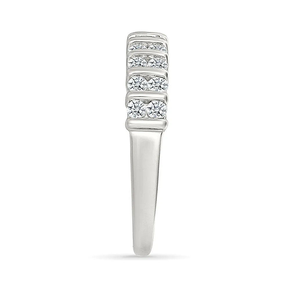 Sparkling Diamond Band Ring