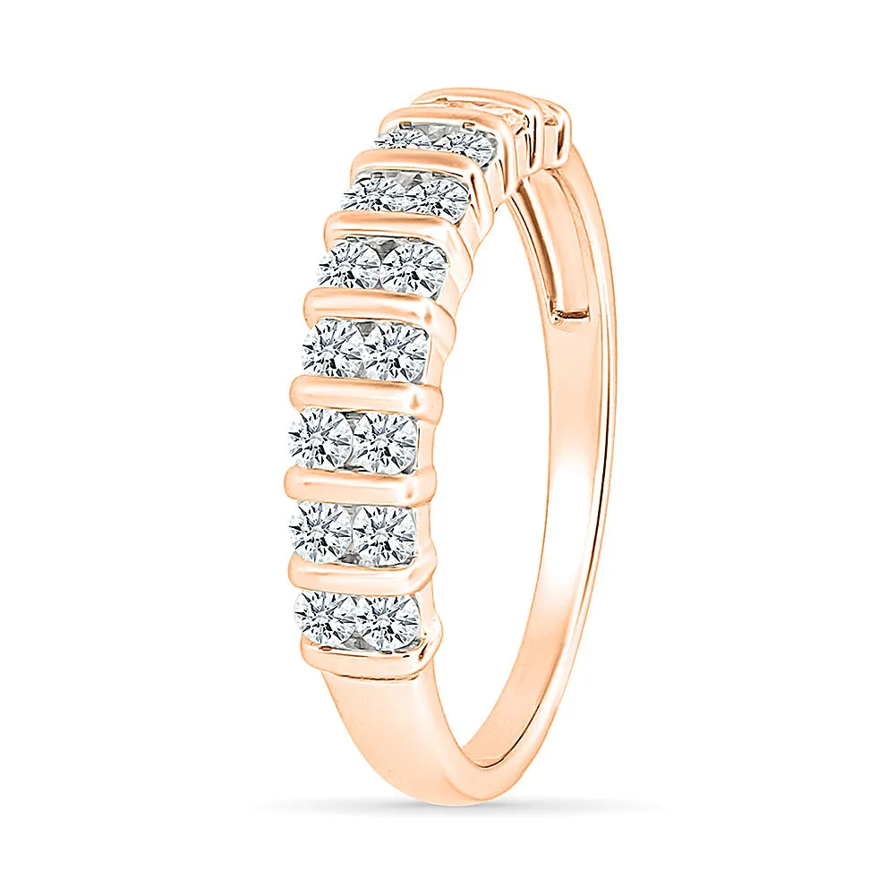 Sparkling Diamond Band Ring