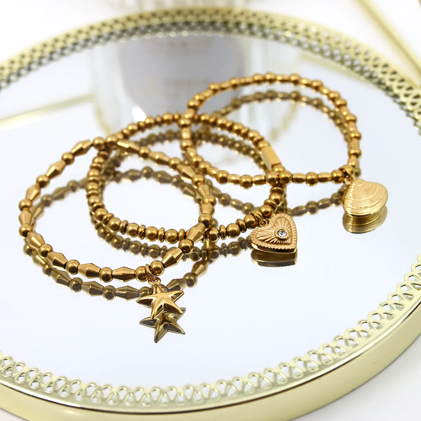 Stars Stack Set of 3 - Gold