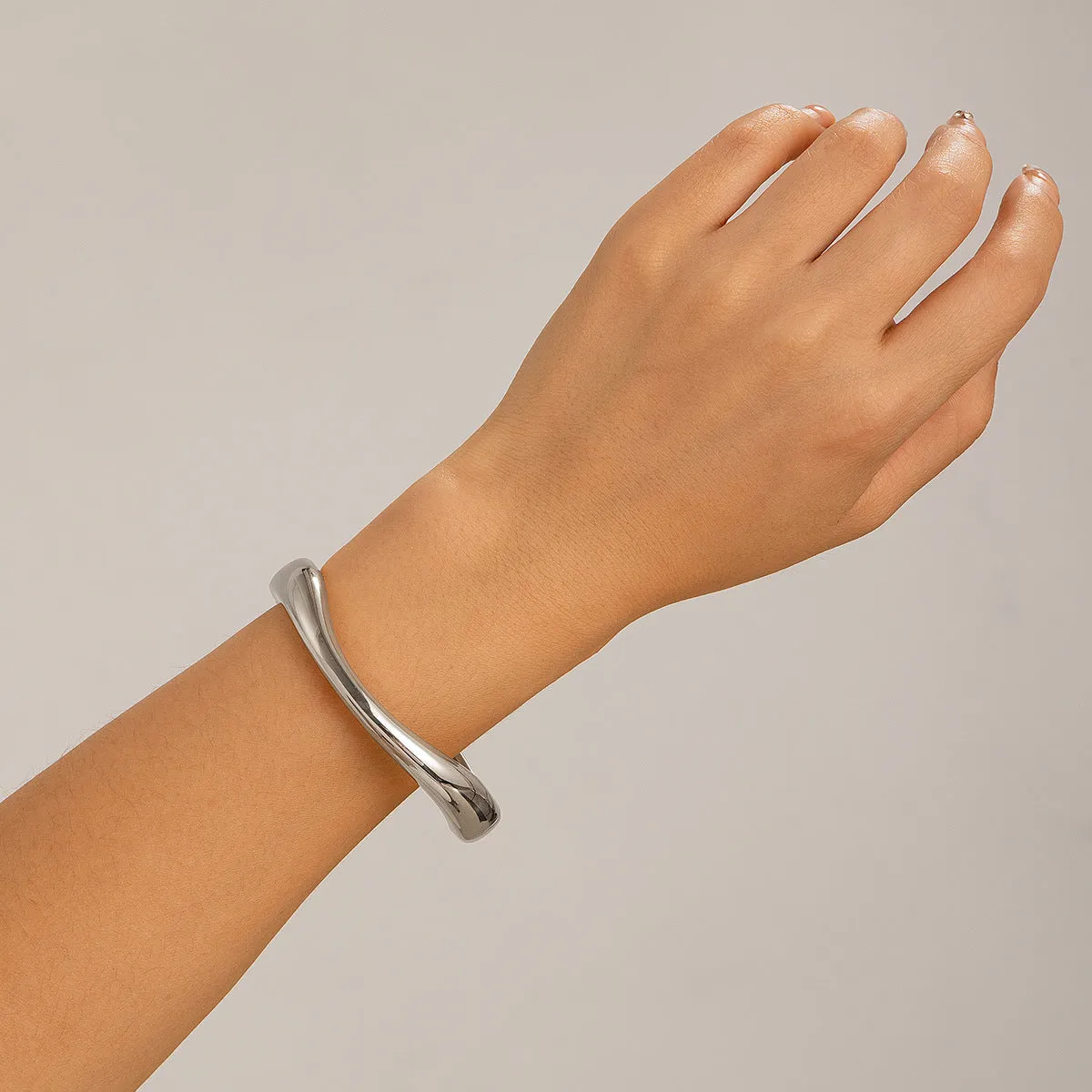 Vintage Punk Hip Hop Silver Bracelet JLTB0585