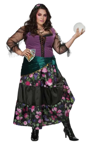 Womens Fortune Teller Plus Size Costume